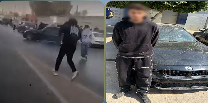 طالب بلا رخصة يثير الفوضى في النزهة.. والداخلية تتحرك سريعًا